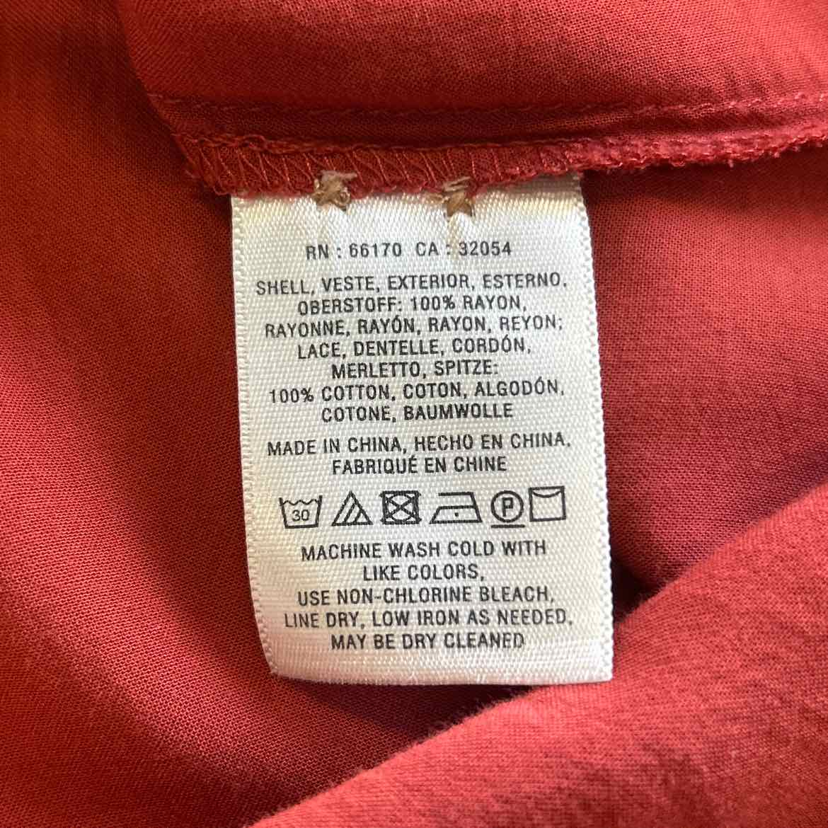 Maeve Size 8 Red Preloved Blouse LS