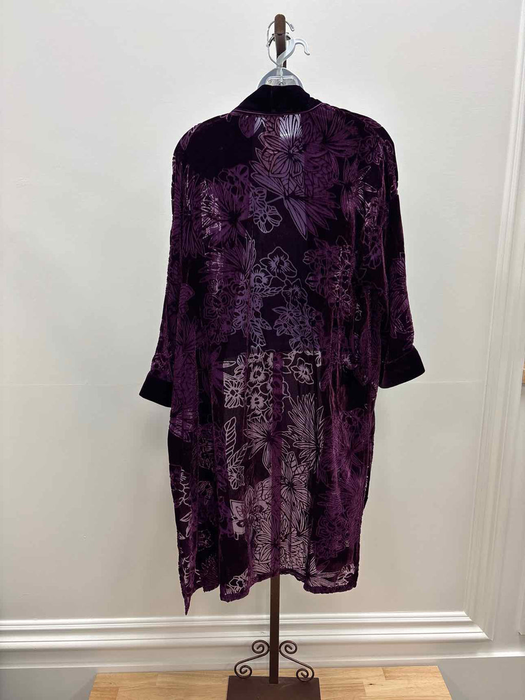 Chico's Size S/M Purple Preloved Cardigan