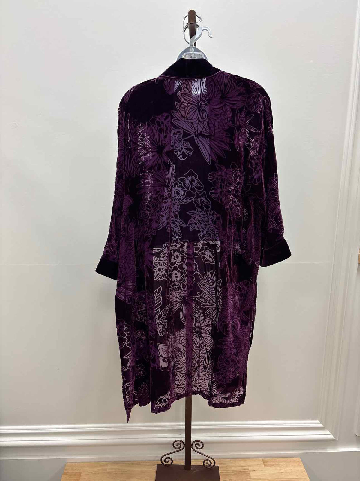 Chico's Size S/M Purple Preloved Cardigan