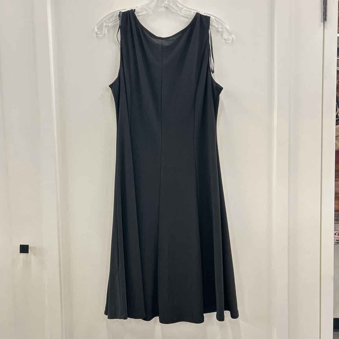Perceptions Size L Black Preloved Dress