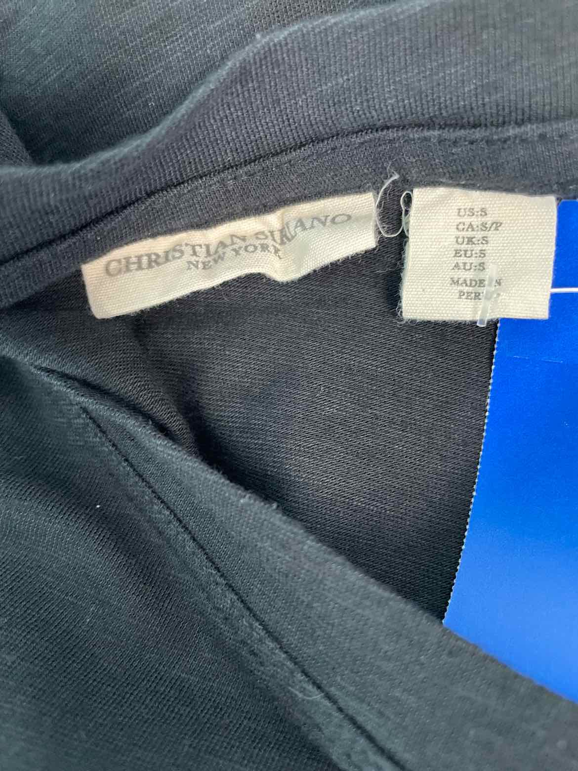 Christian Siriano Size S Black Tank