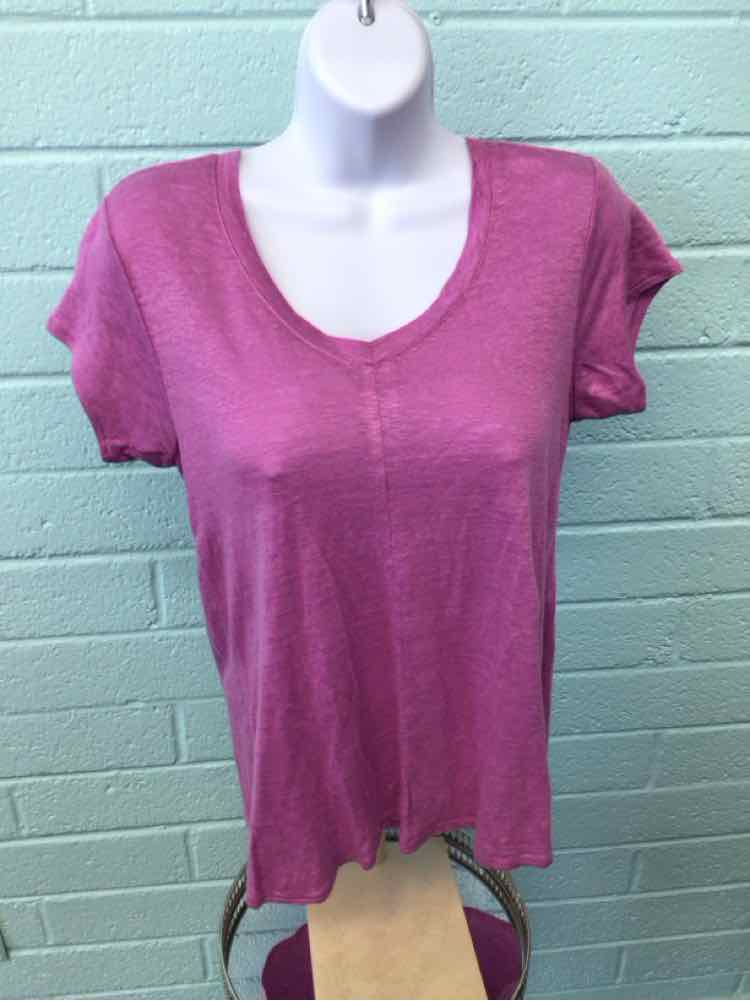 Tahari Size S Purple T-shirt