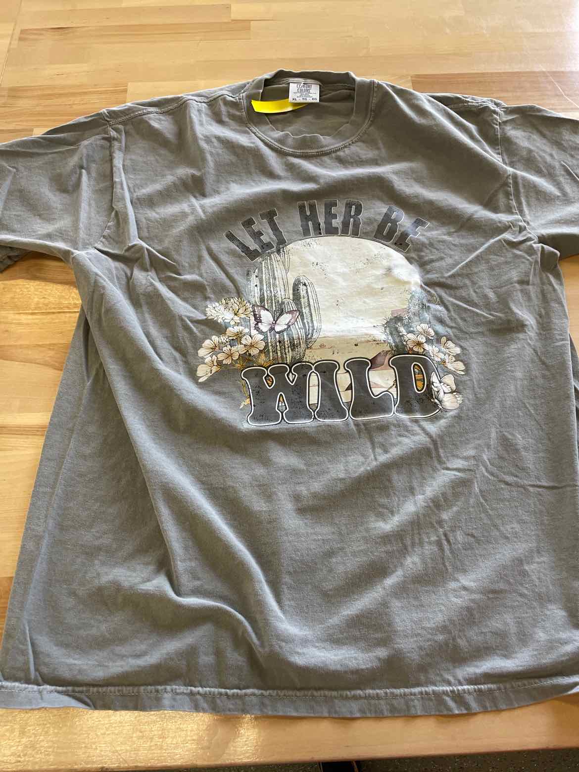 Comfort Colors Size XL Gray T-shirt