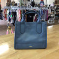 Fossil Blue Leather Totes