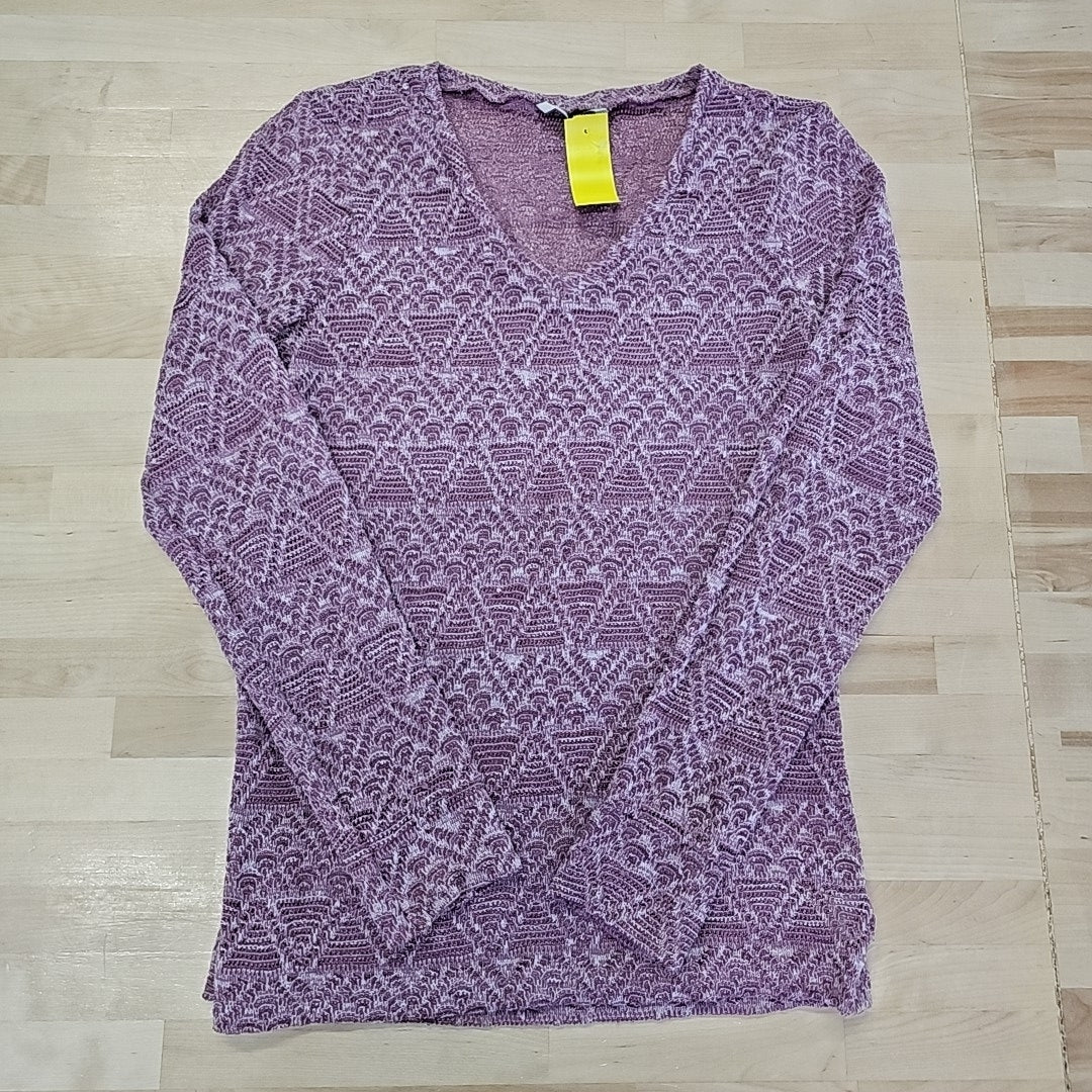 BKE Size L Purple Pullover