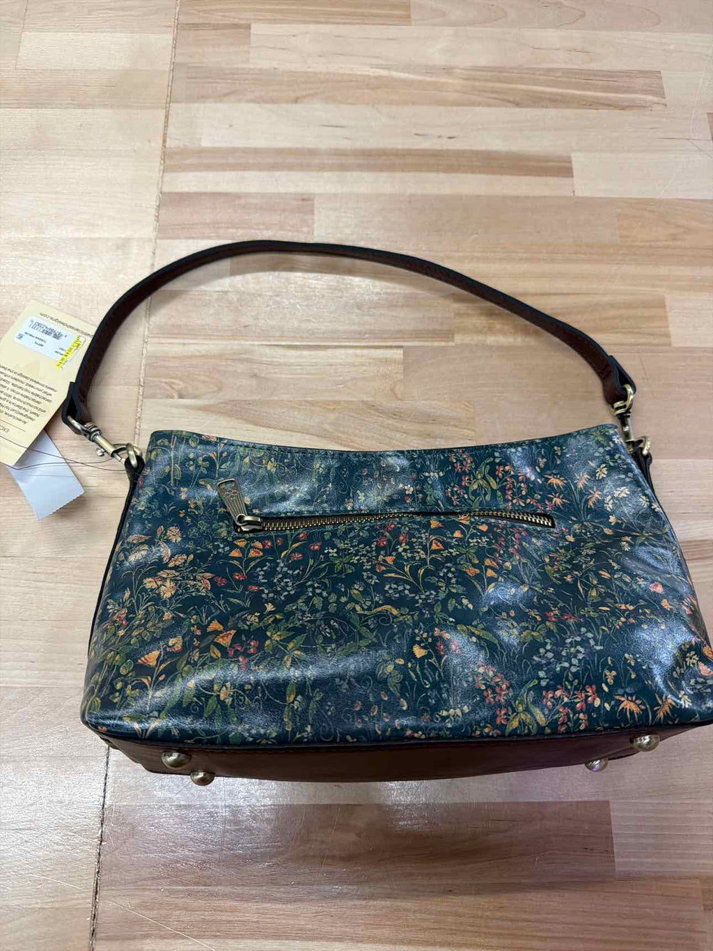 Patricia Nash Betta Medium Leather Crossbody Tuscan Fields Print ONE SIZE