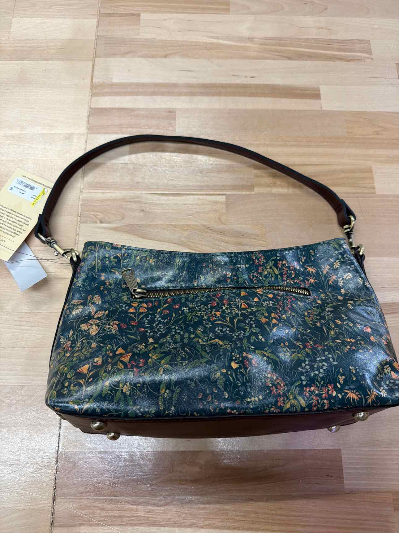 Patricia Nash Betta Medium Leather Crossbody Tuscan Fields Print ONE SIZE