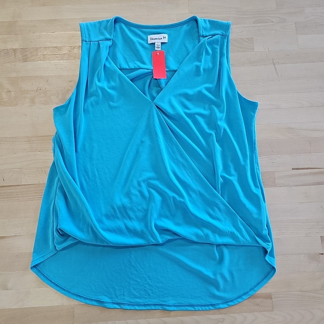 VeronicaM Size L Blue Preloved Sleeveless