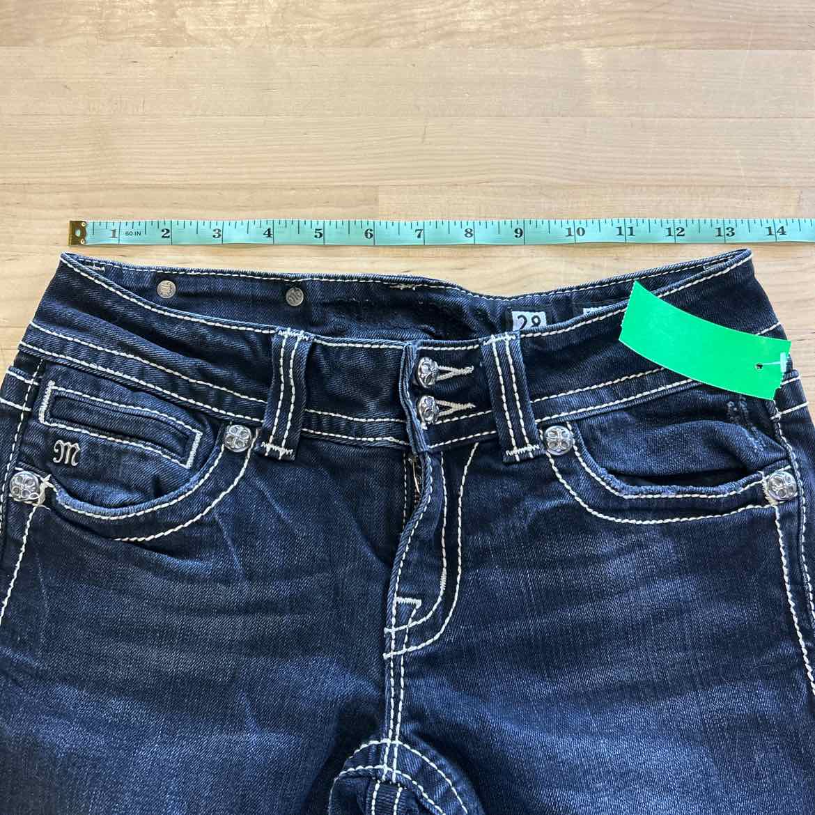 Miss Me Size 28 Blue Denim Preloved Jeans