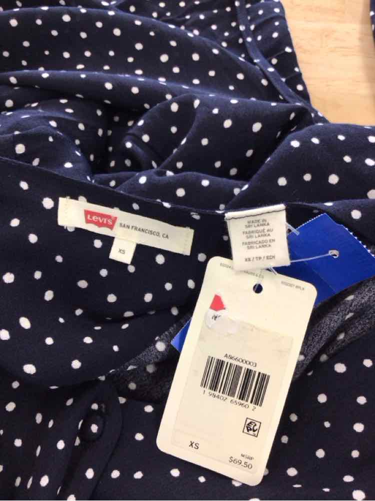 Levi's Size XS Blue New Dress