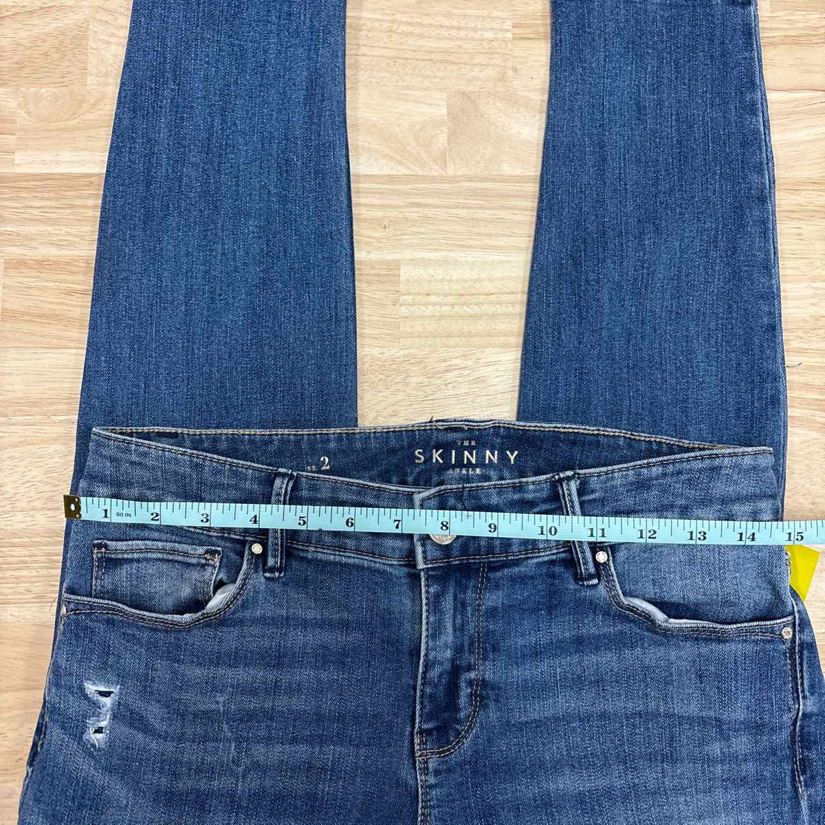 White House Black Market Size 2 Blue Denim Preloved Jeans