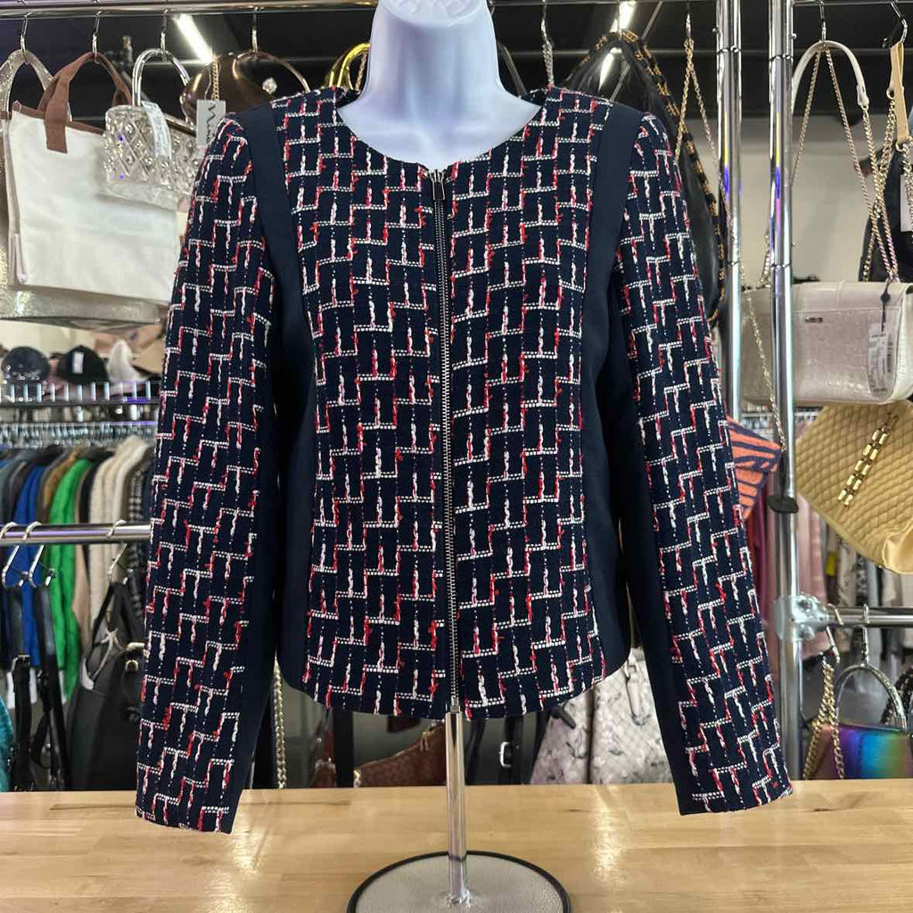 H&M Size 6 Blue/Red Blazer