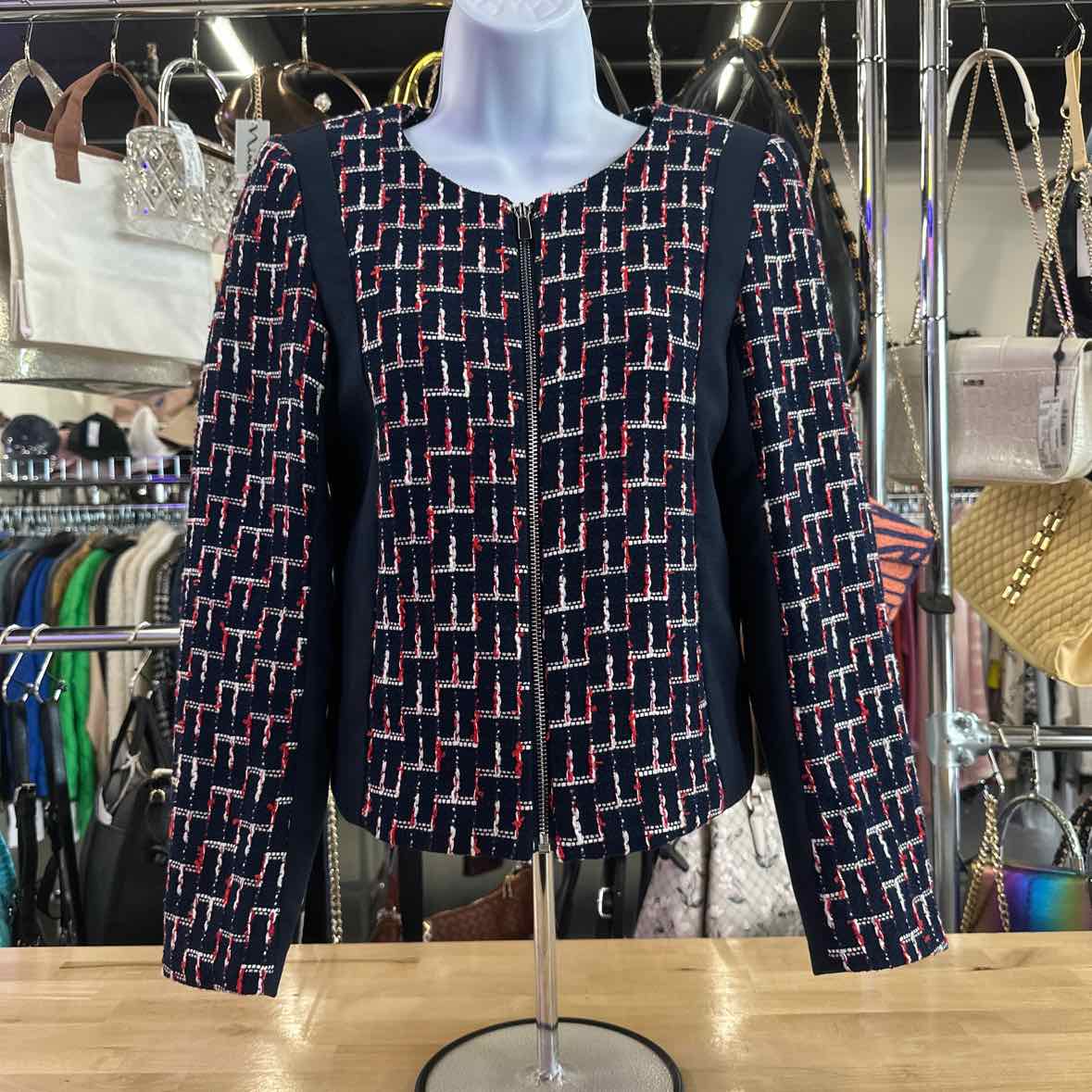 H&M Size 6 Blue/Red Blazer