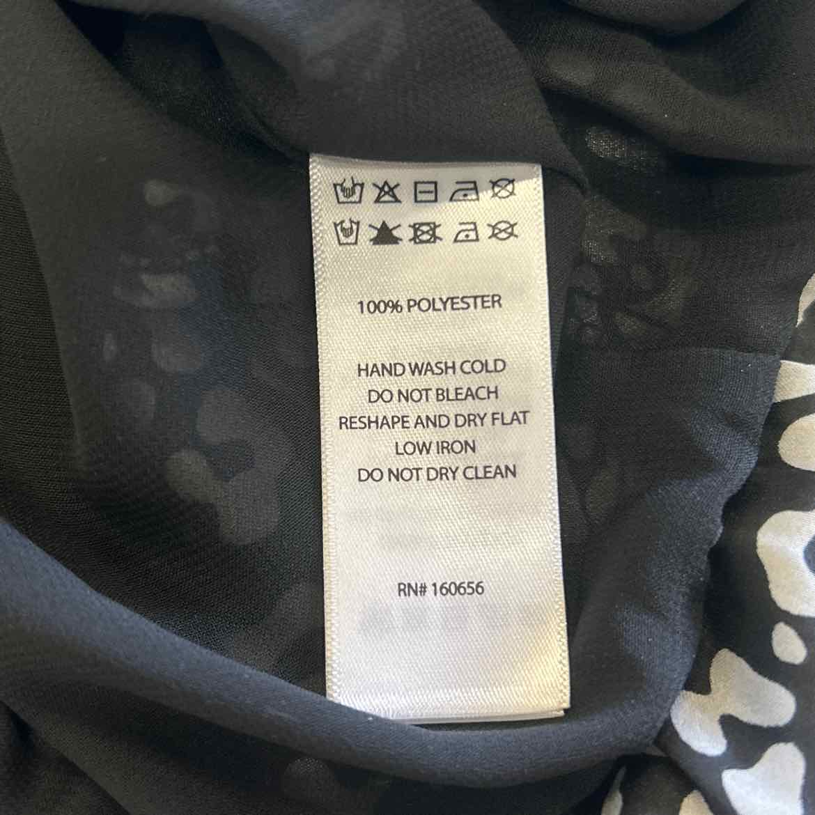 Sincerely Jules Size M Black Preloved Blouse LS