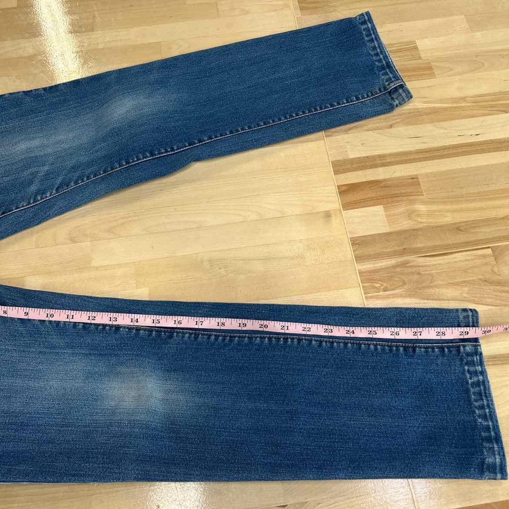 Calvin Klein Jeans Size 10 Blue Denim Preloved Jeans