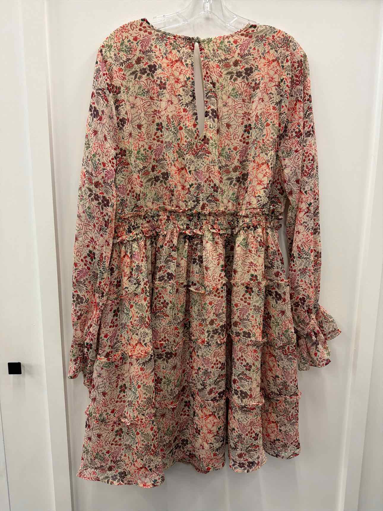 Torrid Size 1X Tan/Red Used Dress