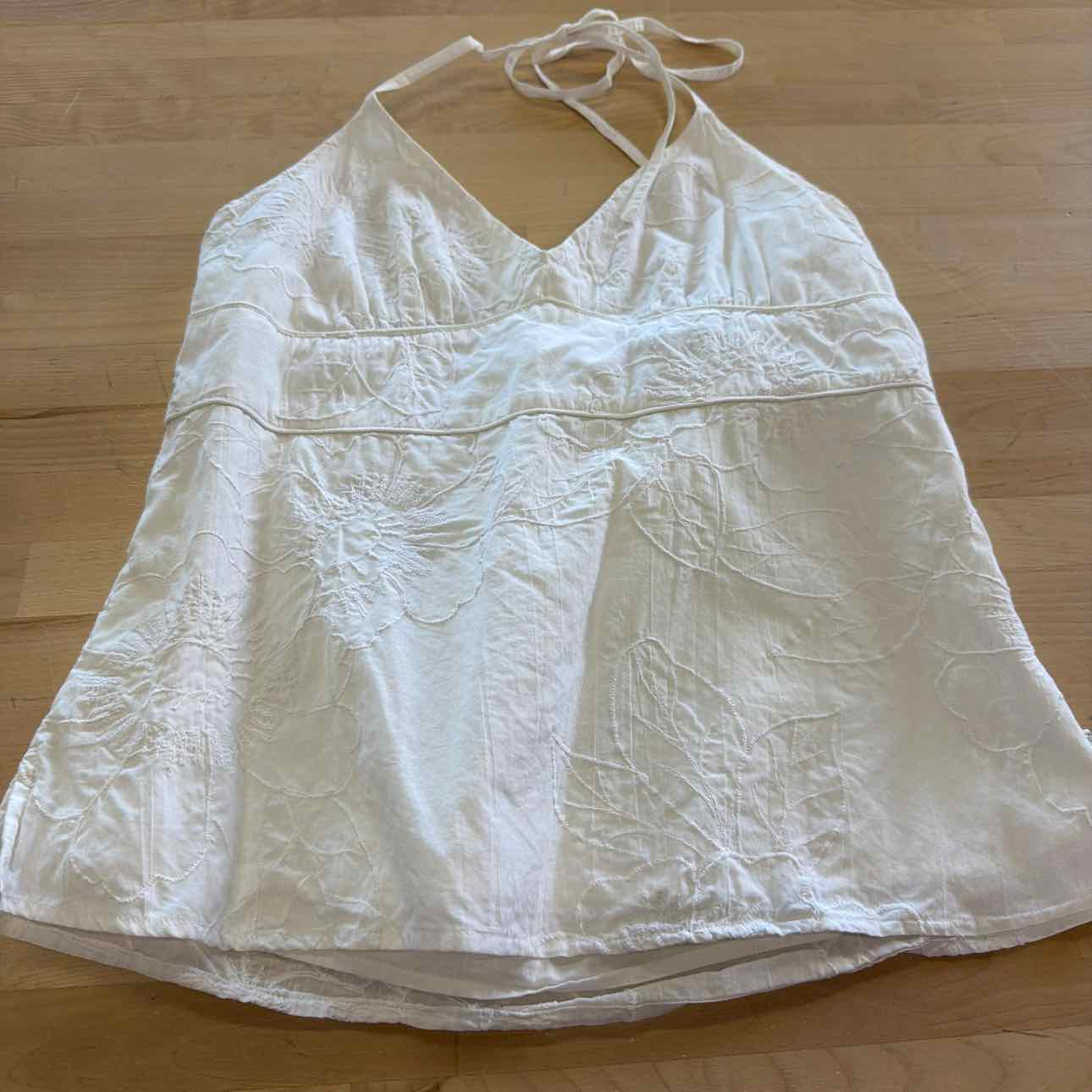 American Eagle Size 8 White Preloved Tank