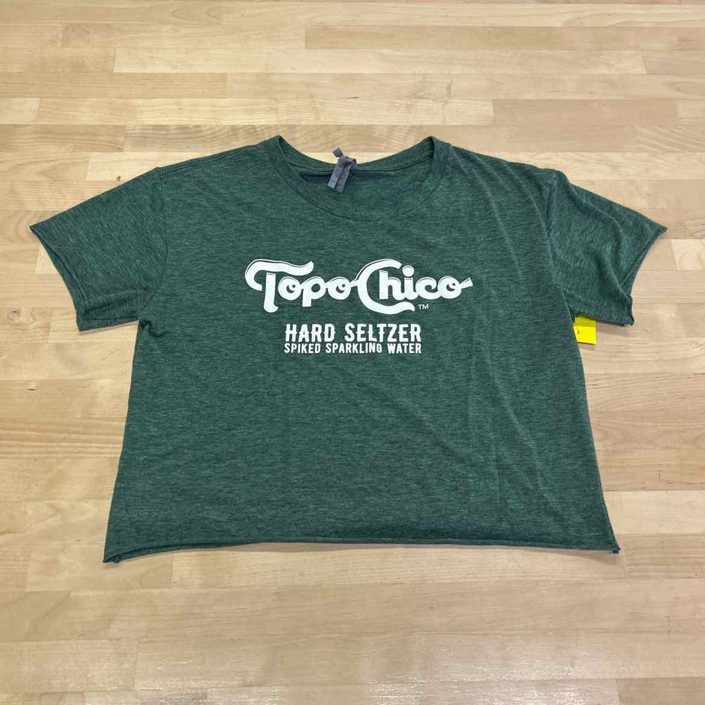 Next Level Size S Green T-shirt