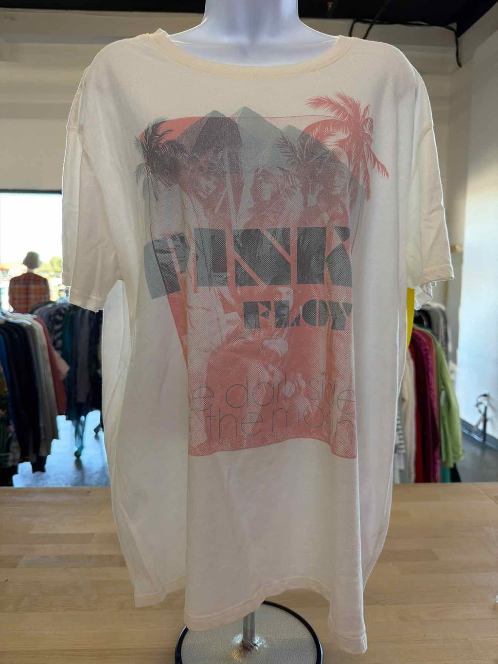 PINK FLOYD Size L White T-shirt