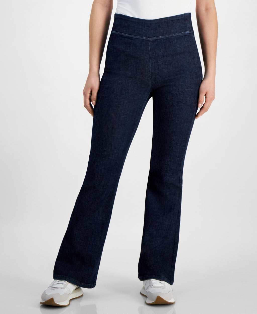 Dkny Jeans Petite High-Rise Pull-on Flare Jeans - Bond Street