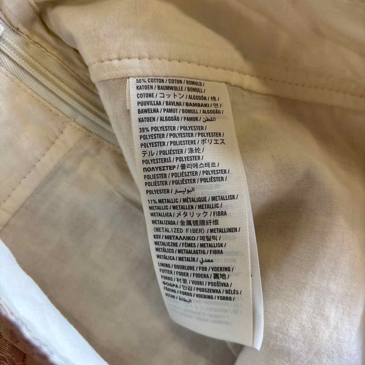 Abercrombie & Fitch Size 0 Beige Pink Preloved Skirt