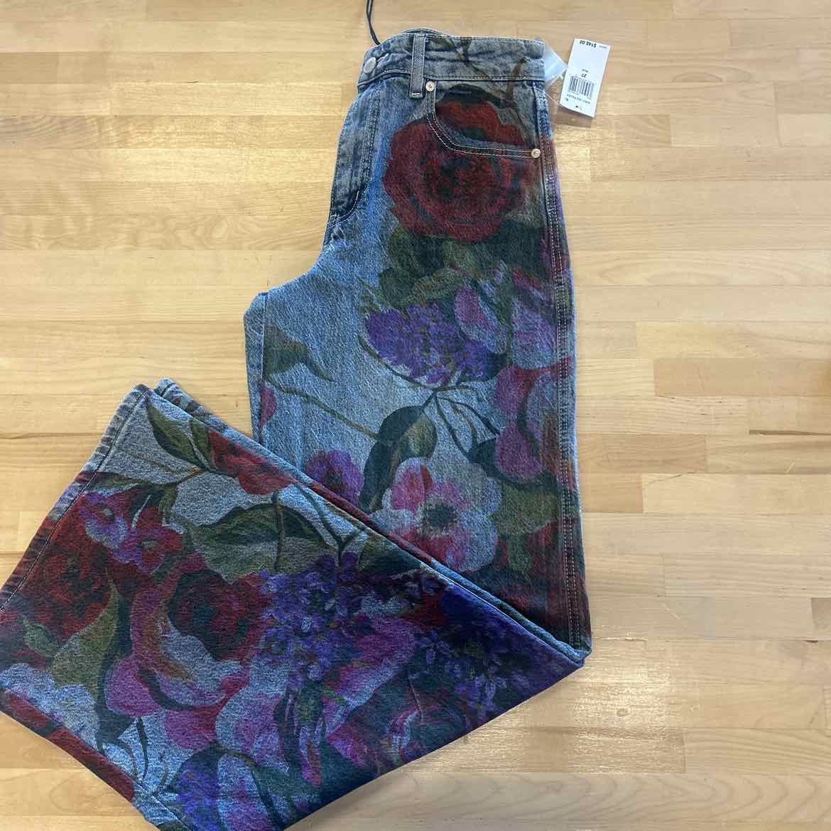 Avec Les Filles Womens High-Rise Wide-Leg Jea Portofino Rose 27