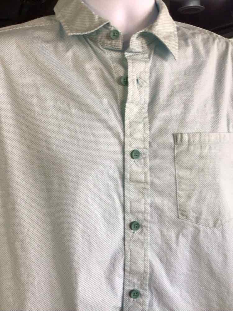 Kenneth Cole Size L Teal New MENS Button Down Shirt
