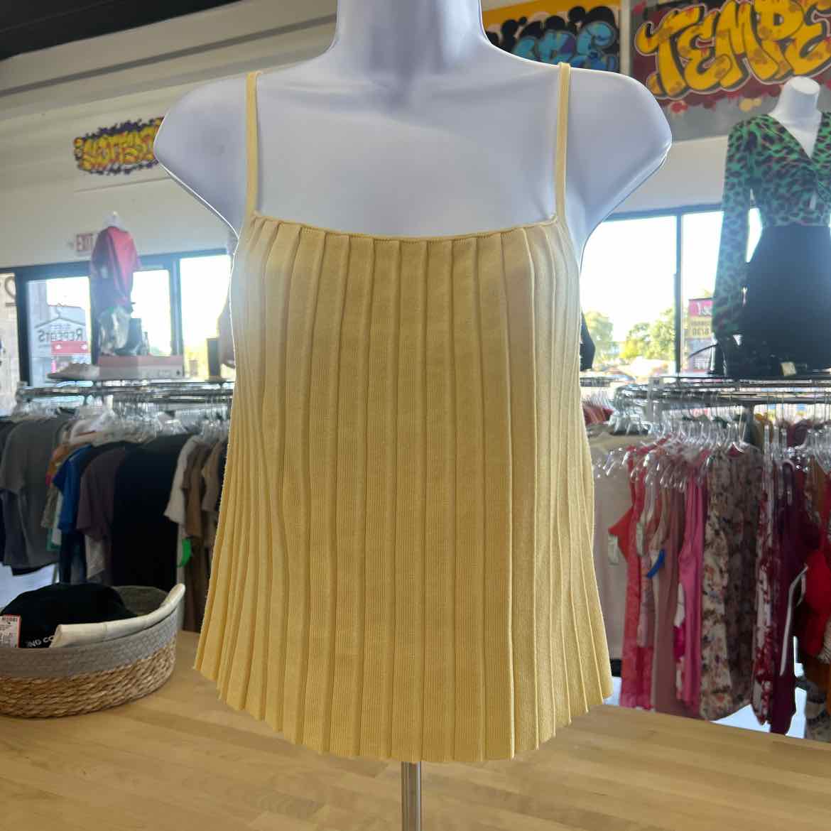 Abercrombie Size S Yellow Preloved Tank