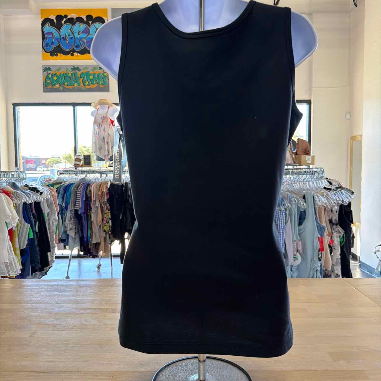 Christine Alexander Size M Black New Tank