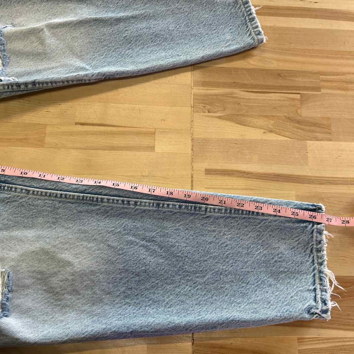 zara Size 8 Light Blue Denim Preloved Jeans