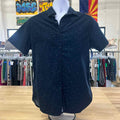 Cactus Man Size S Navy Preloved MENS Button Down Shirt