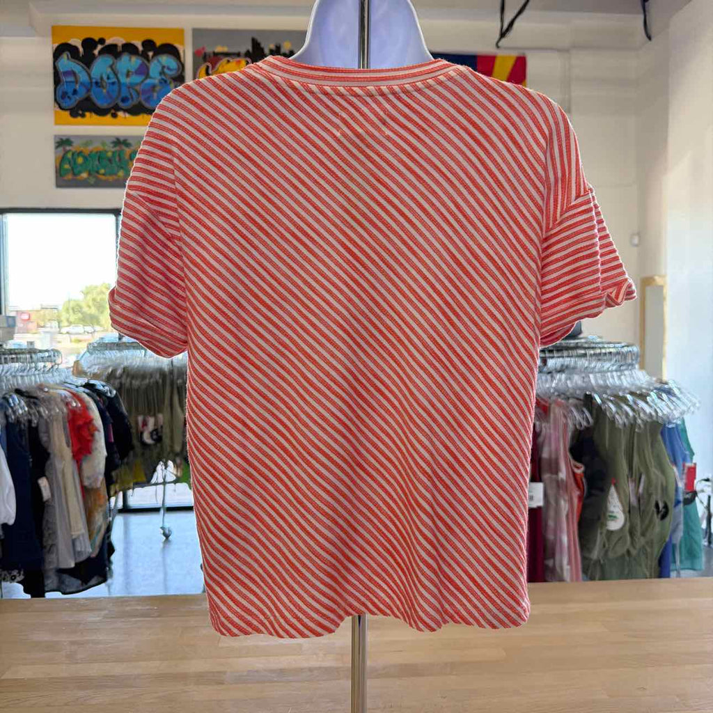 Lou & Grey Size XS Orange Preloved T-Shirt SS