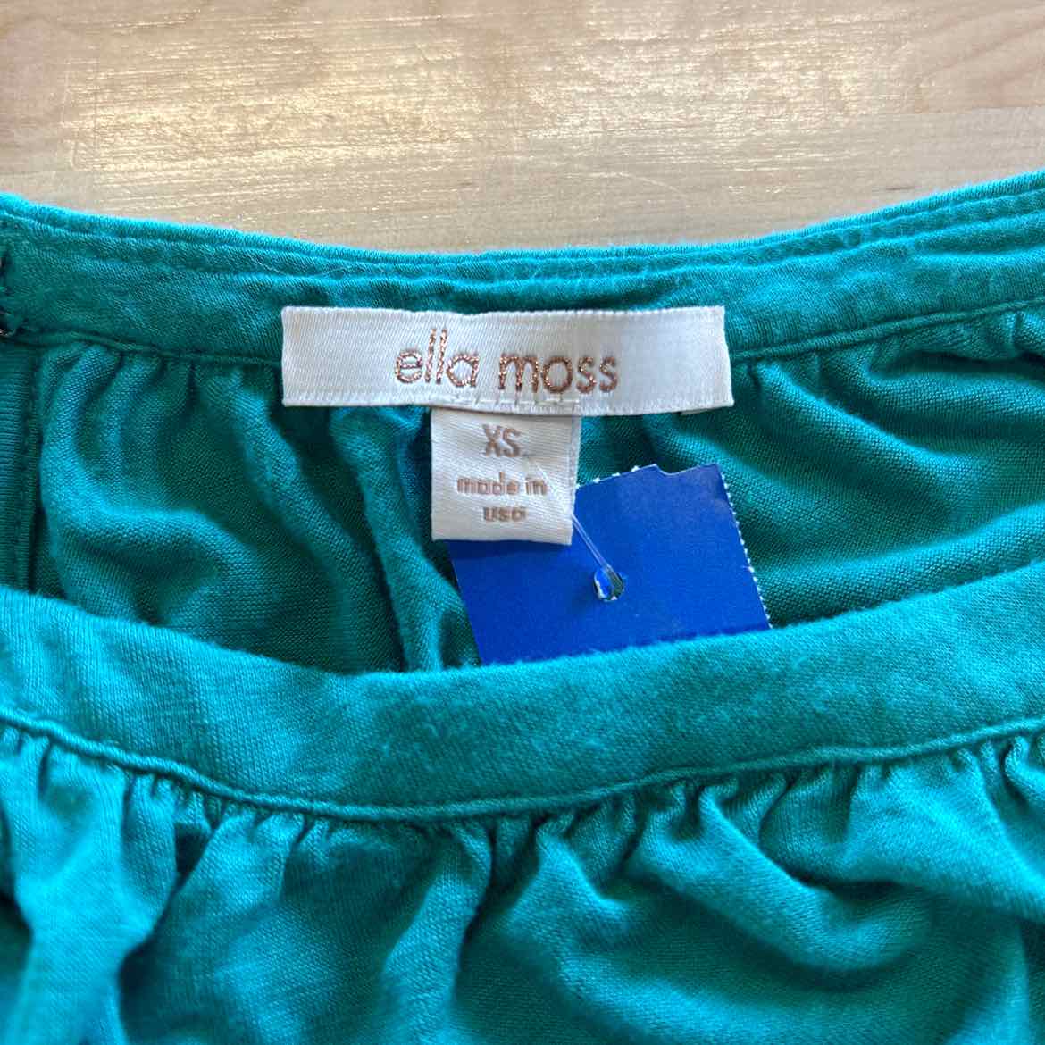 Ella Moss Size XS Green Blouse