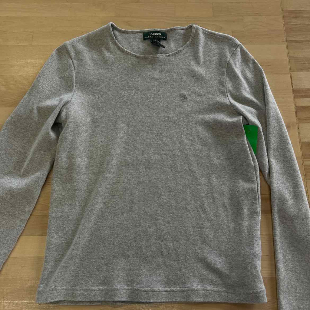 Ralph Lauren Size S Gray Cotton Preloved Longsleeve