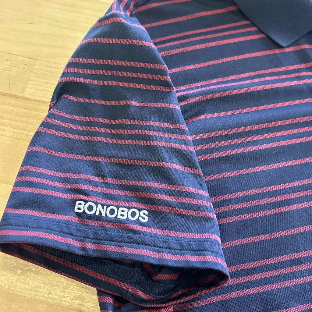 Bonobos Size M Blue Red Preloved MENS Polo