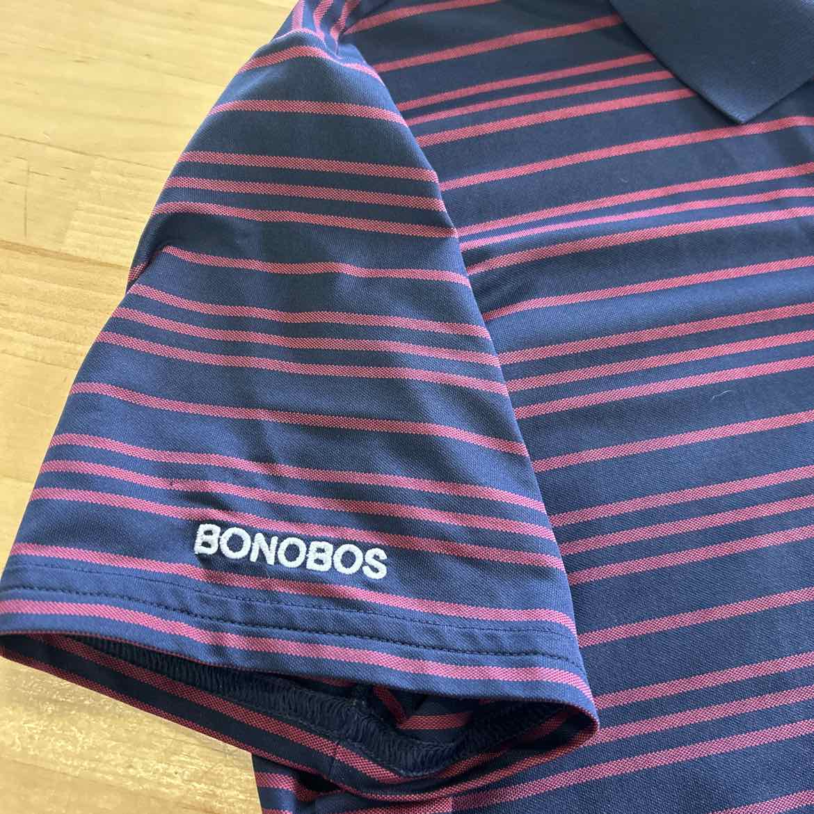 Bonobos Size M Blue Red Preloved MENS Polo