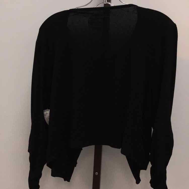 INC Size L Black New Cardigan