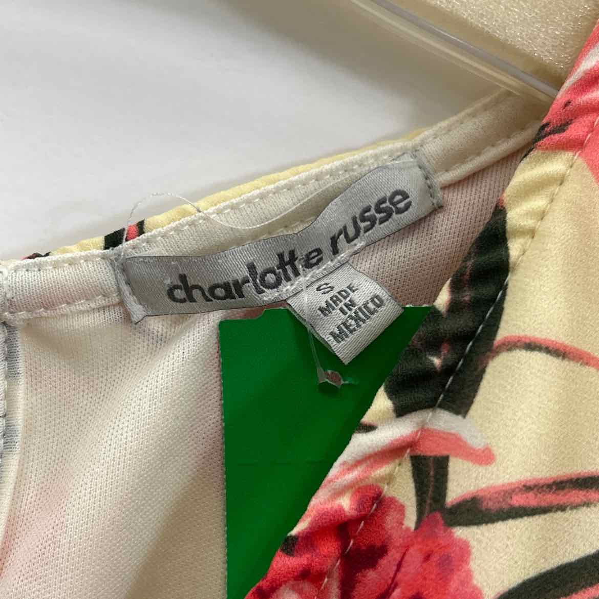 Charlotte Russe Size S Yellow Preloved Romper