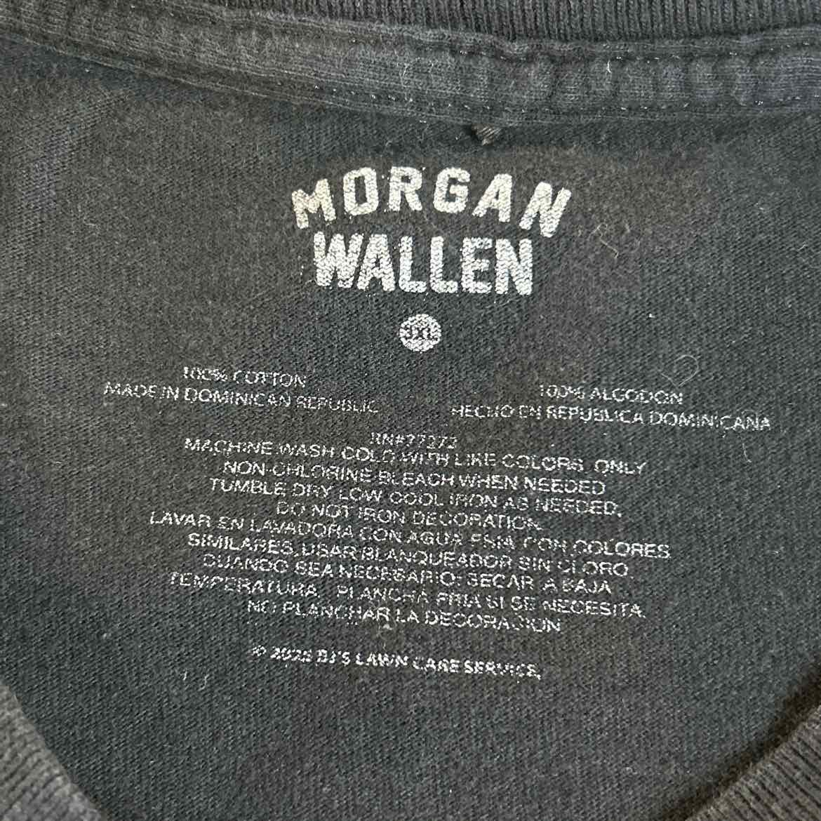 Morgan Size 3XLT Black Preloved T-Shirt SS