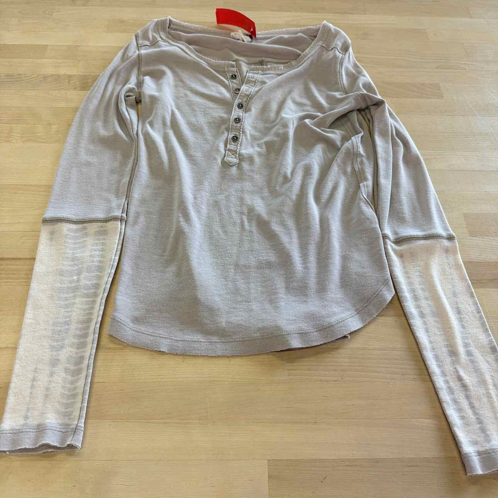 we the free Size XS Tan Preloved Long Sleeve