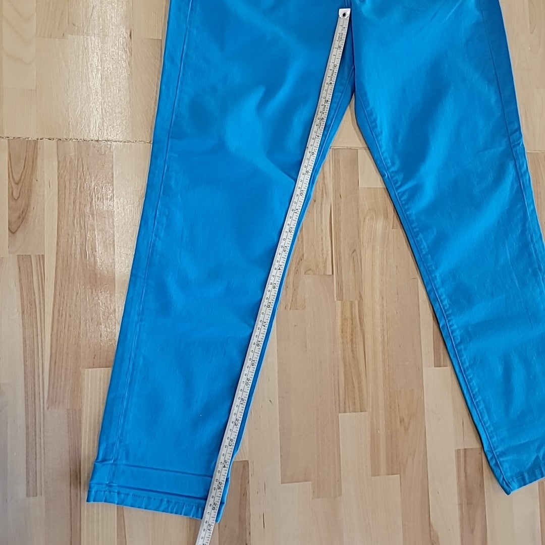 Calvin Klein Size 4 Blue Crop Pants NWT