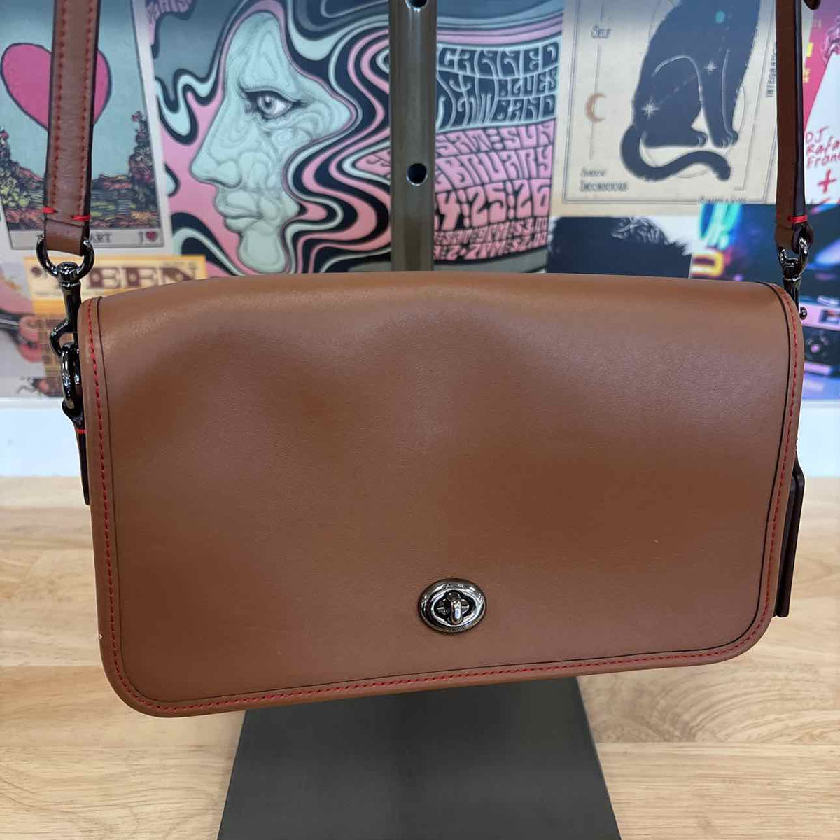 Coach Brown Leather Crossbody