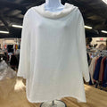 Bryn Walker Size L White Eel Skin New Sweater