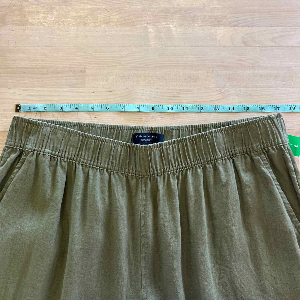 Tahari Size XL Green Preloved Pants