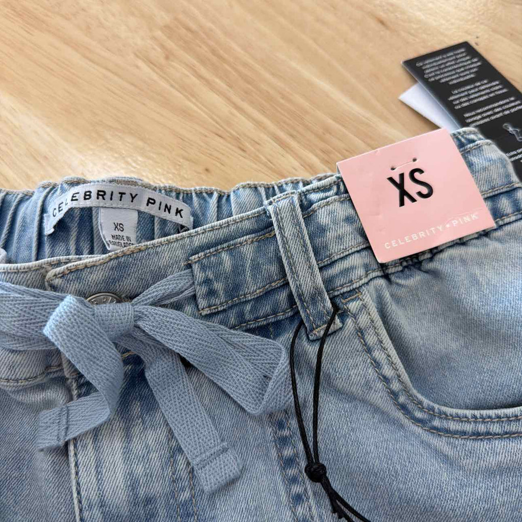 Celebrity pink Size XS Denim Cargo Joggers - Light