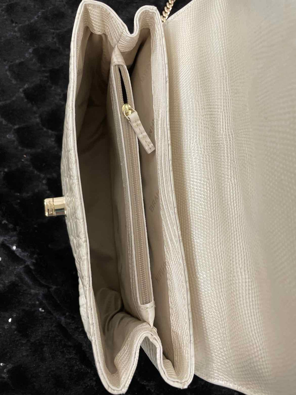 Brahmin Rosalie Sea Salt White Carman Sea Salt White