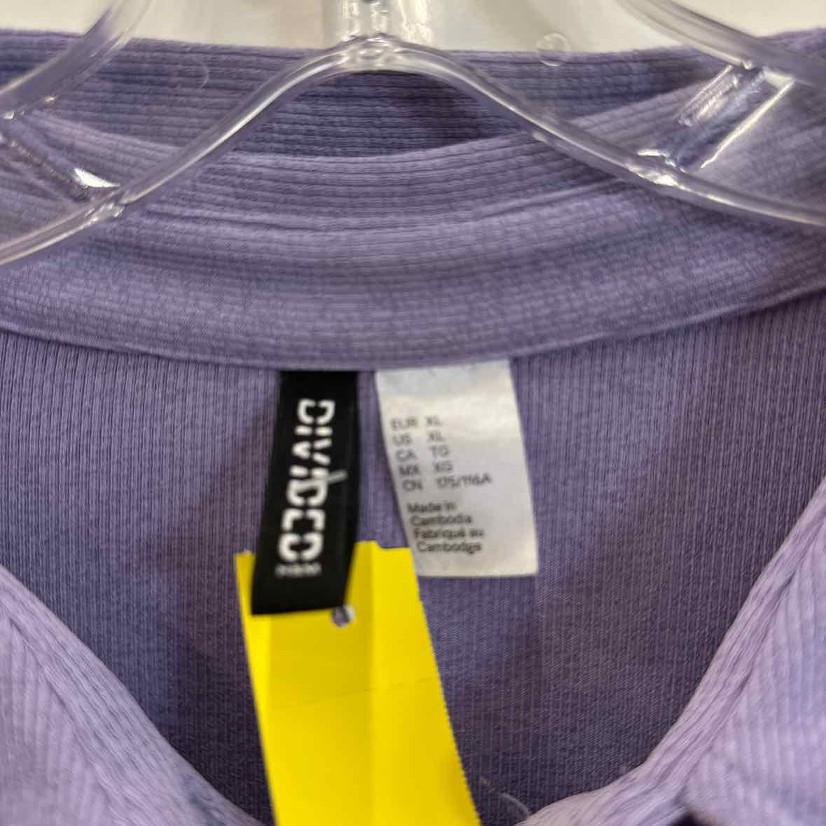 Divided Size XL Purple Dress