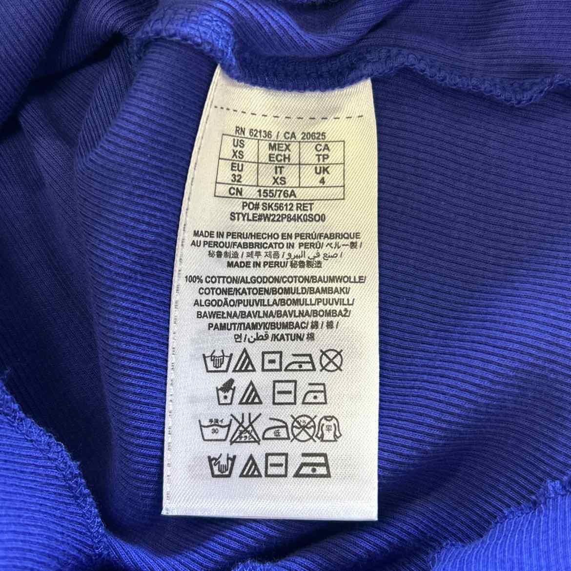 Guess Size XS Blue Preloved T-Shirt SS