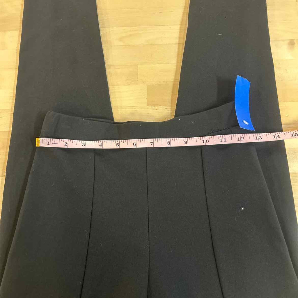 Aqua Size S Black Stirrup Pants NWT
