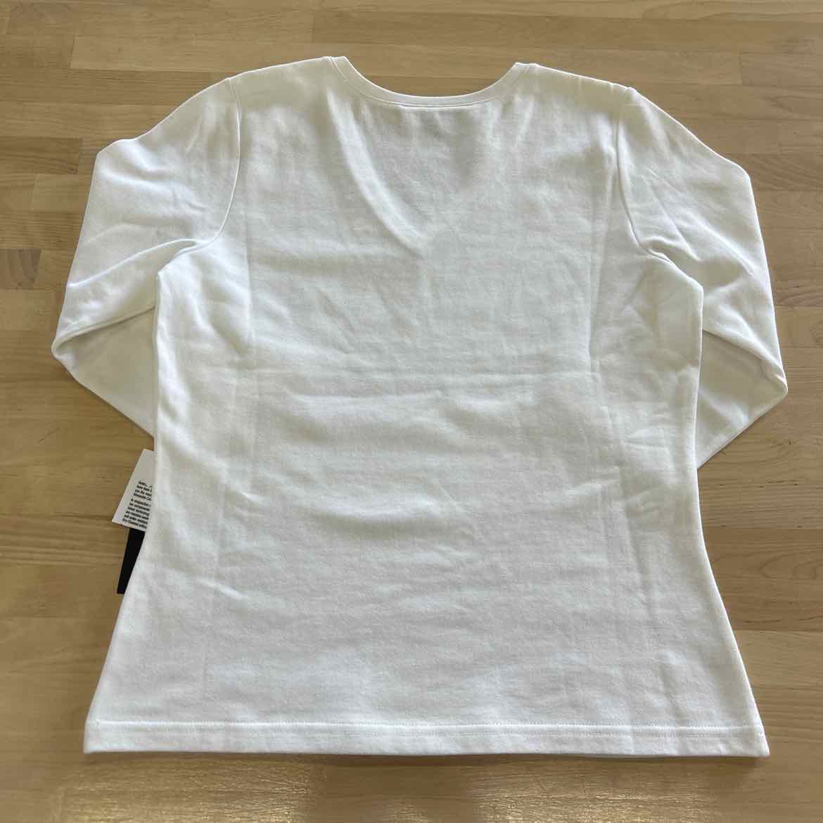 Christine Alexander Size M White Long Sleeve